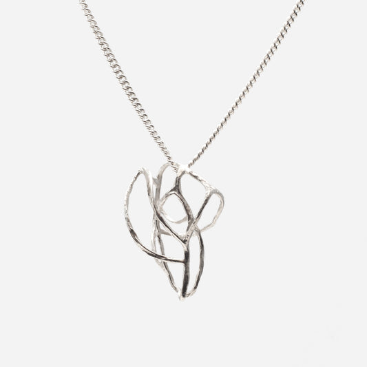 Sterling Silver Lichen  of the Canary Islands