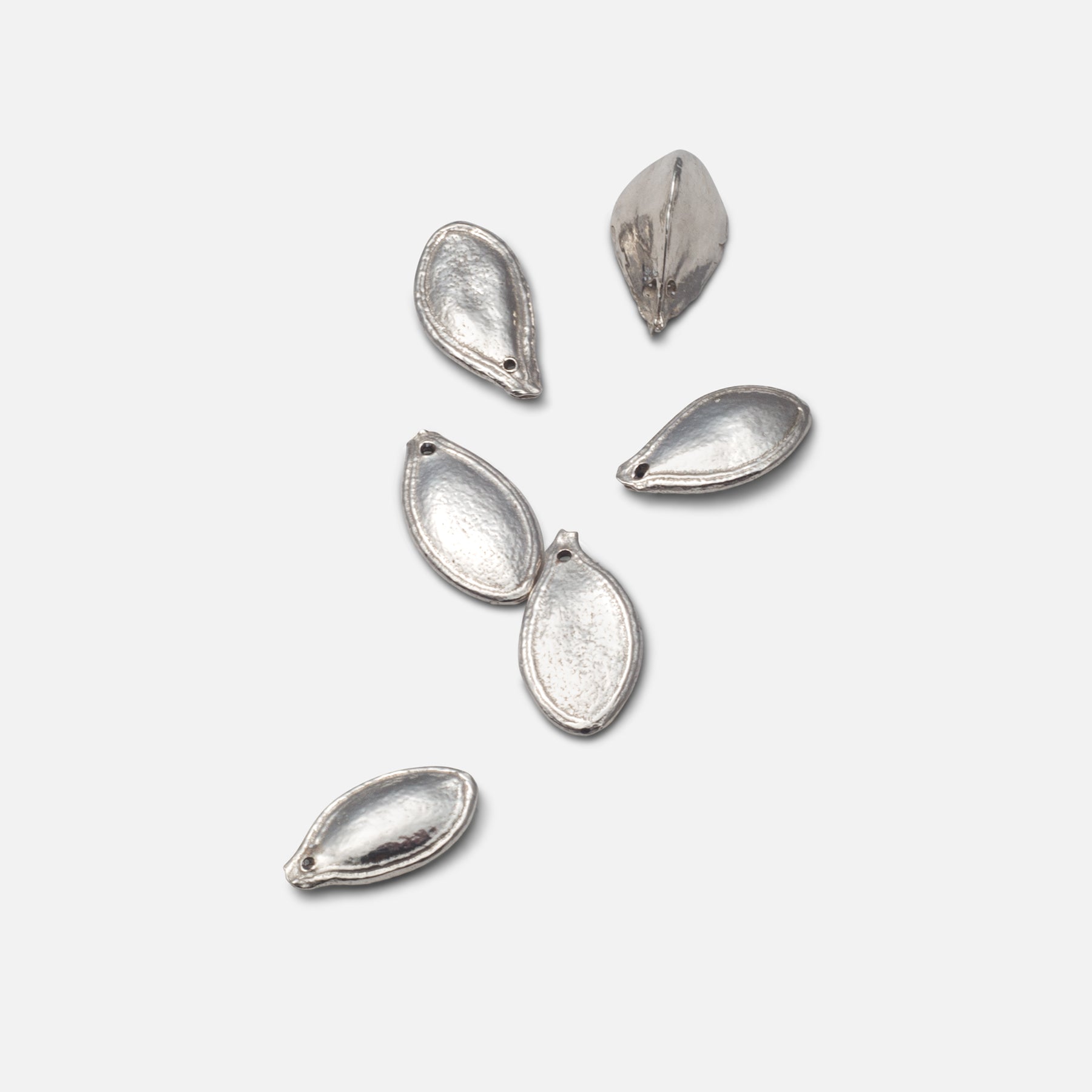 Sterling Silver One Seed - Beechnut